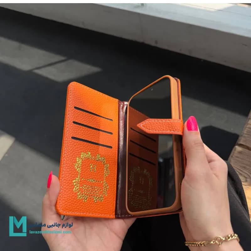 کیف گوشی چرمی هرمس کد C3748 | لوازم جانبی مسلمی — تصویر ۲