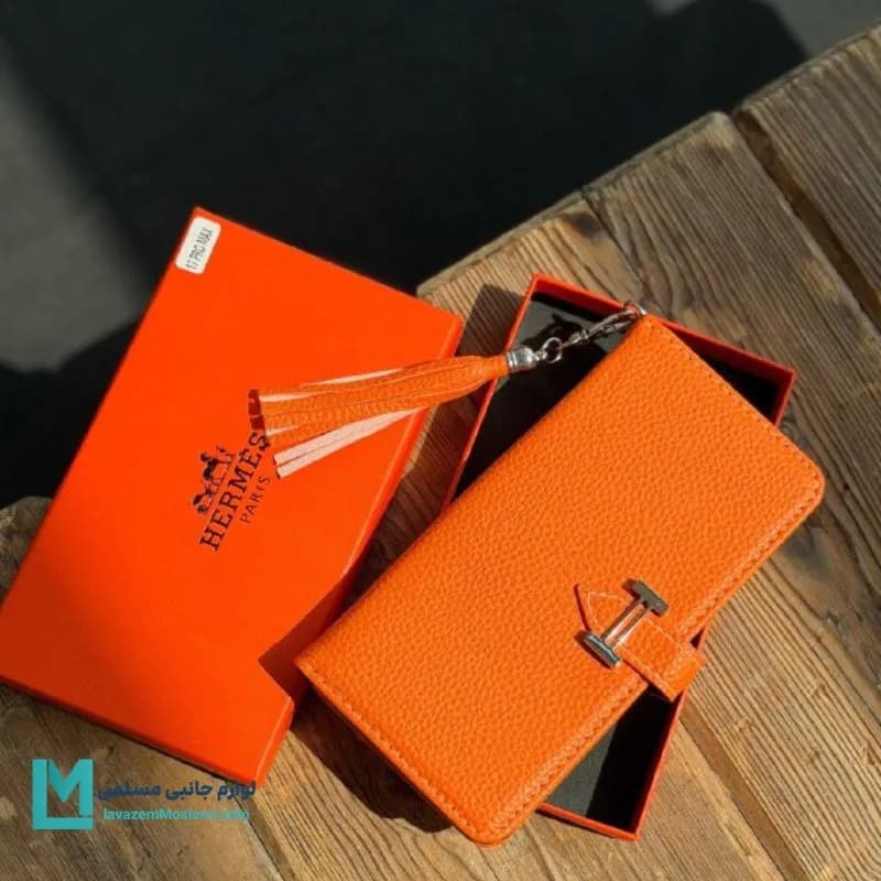 کیف گوشی چرمی هرمس کد C3748 | لوازم جانبی مسلمی