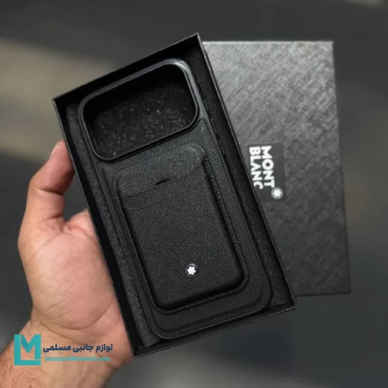 قاب گوشی چرمی Mont blank کد C3747 | لوازم جانبی مسلمی — تصویر ۲