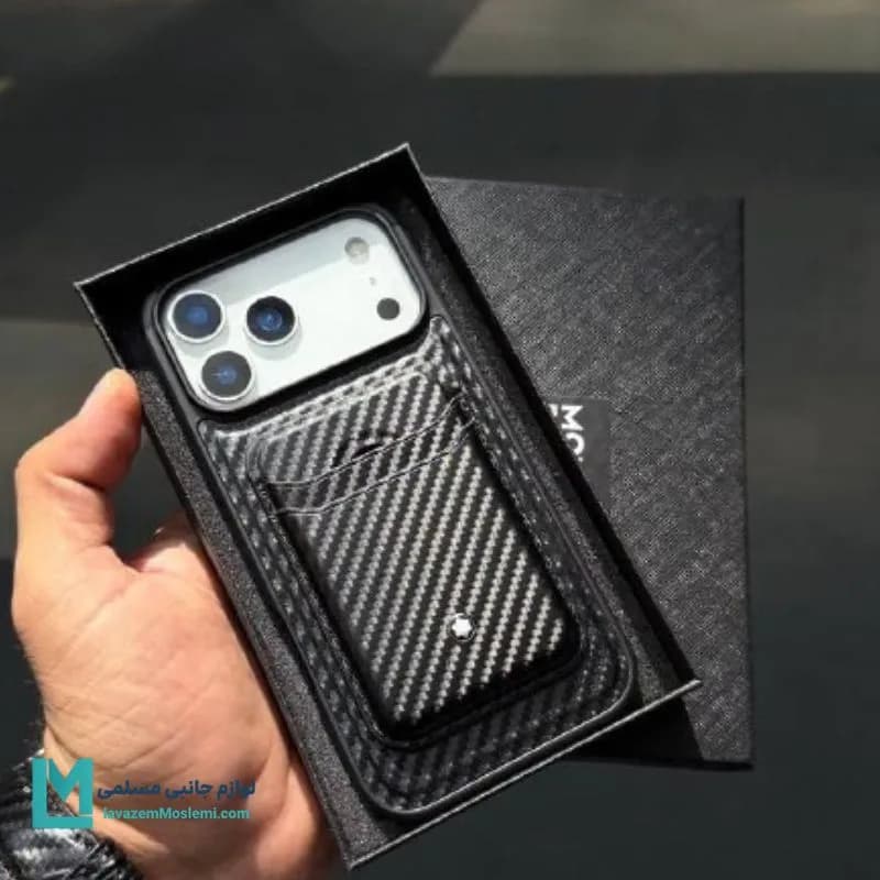 قاب گوشی چرمی Mont blank کد C3747 | لوازم جانبی مسلمی — تصویر ۳