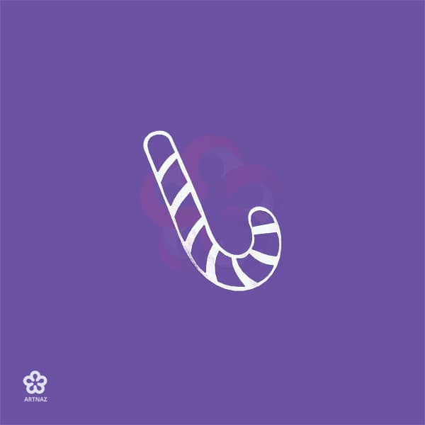 استیکر آبنبات کریسمس — تصویر ۳