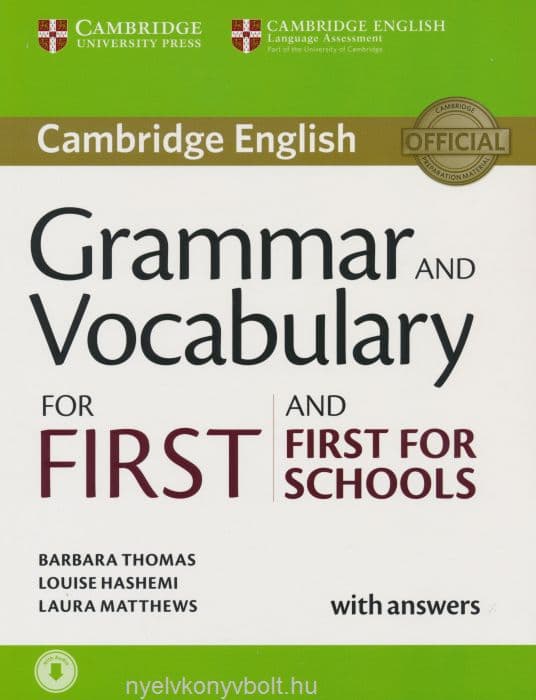 کتاب Cambridge English Grammar and Vocabulary for First