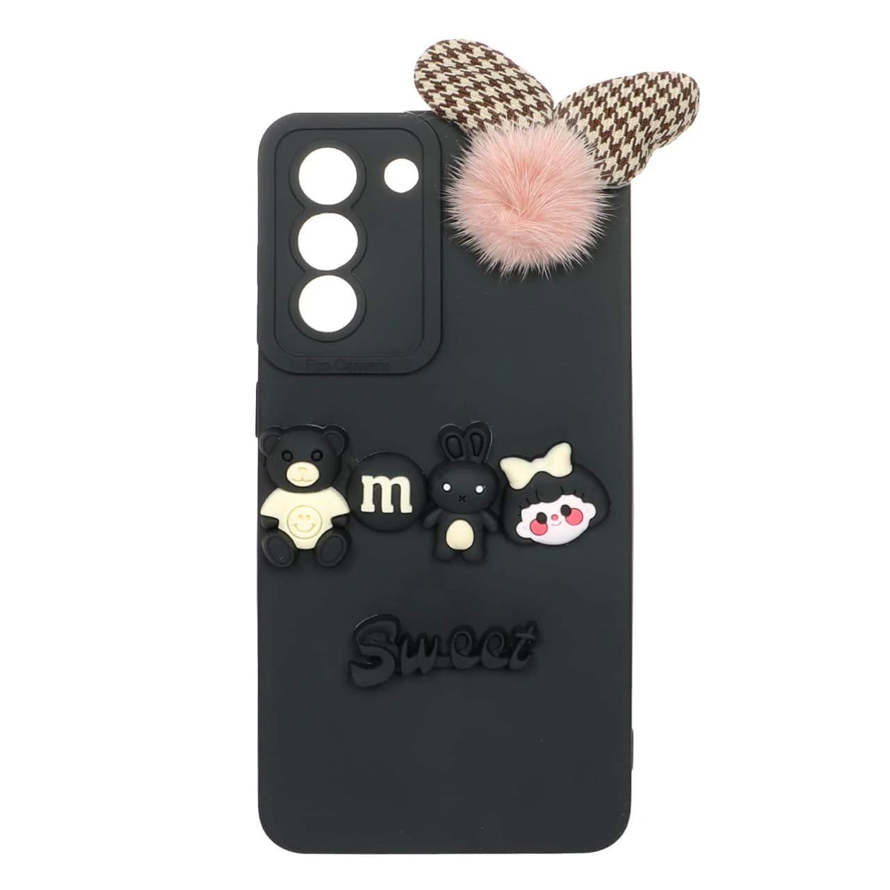 قاب برجسته عروسکی پشمی Sweet مدل Samsung Galaxy S21 FE