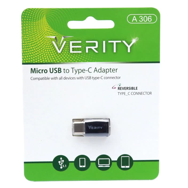 مبدل microUSB به USB-C مدل A306 — تصویر ۳