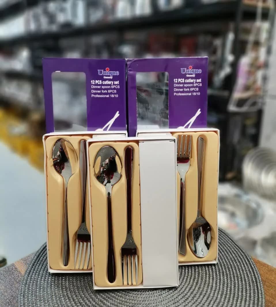 قاشق چنگال استیل یونیک نگیر