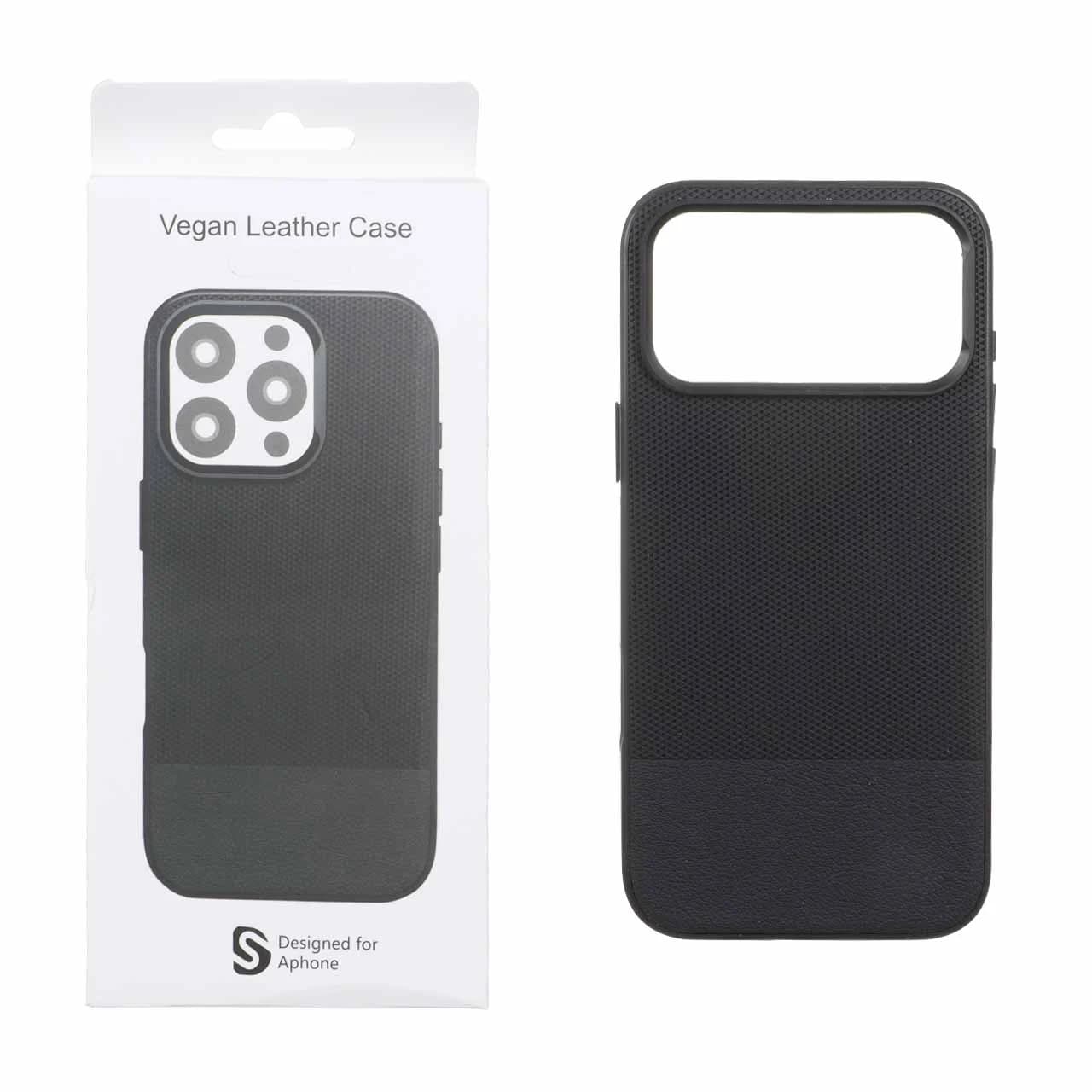 قاب اورجینال Vegan Leather Case چرمی دو تکه Apple iPhone 17 Pro Max / iPhone 18 Pro Max