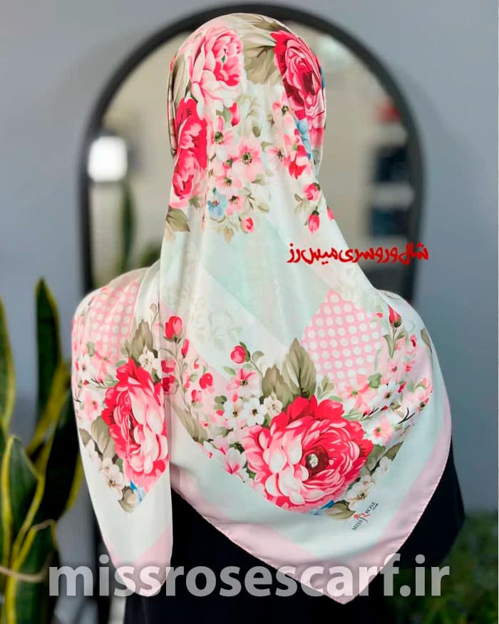 روسری ابریشم ساتن کد 806 — تصویر ۲