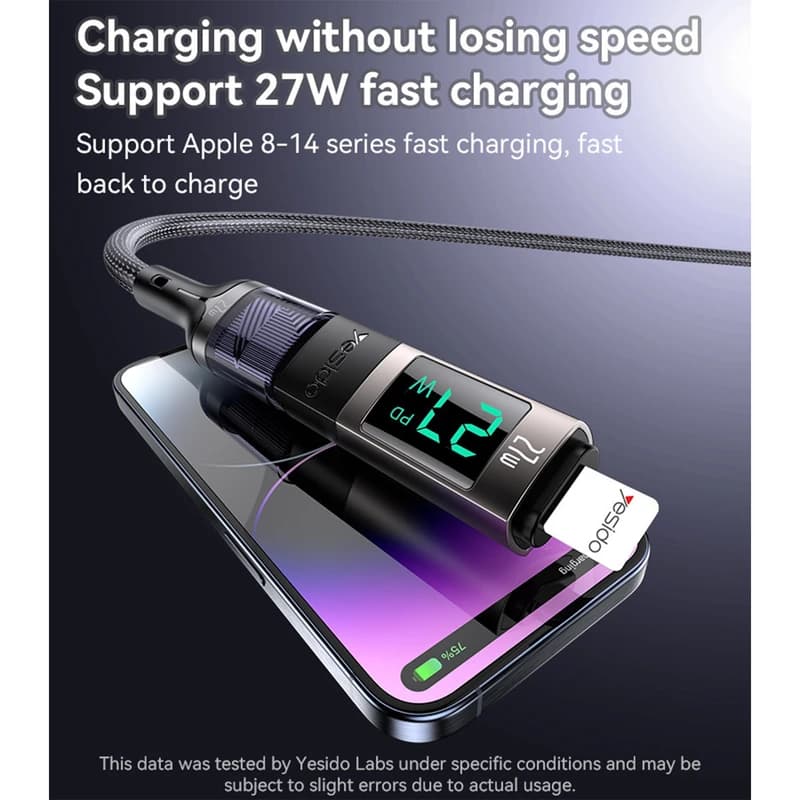 مبدل USB-C به لایتنینگ یسیدو مدل GS25 — تصویر ۳
