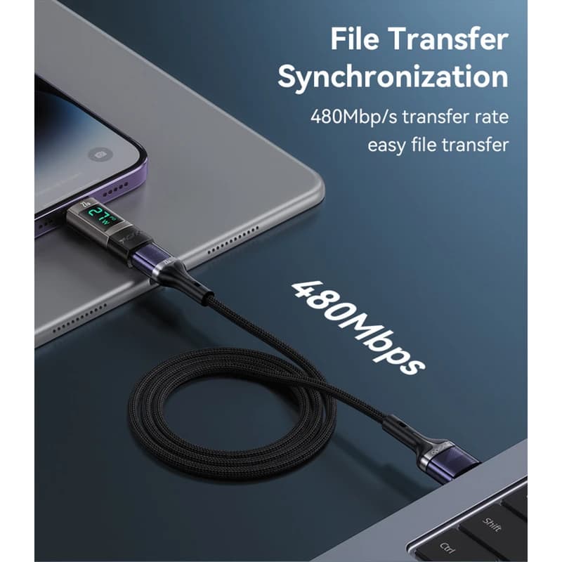 مبدل USB-C به لایتنینگ یسیدو مدل GS25 — تصویر ۵