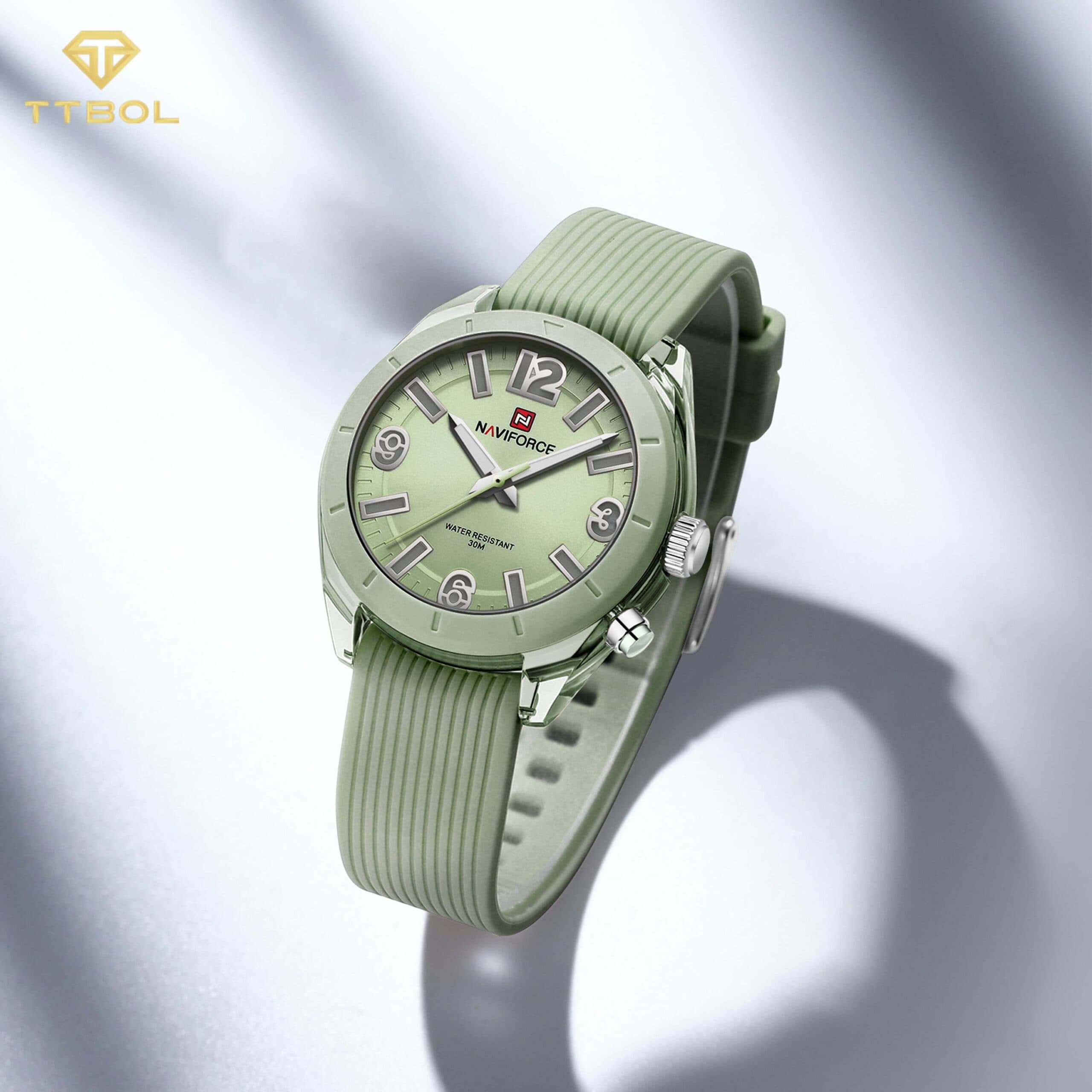 ساعت مچی زنانه نیوی فورس Naviforce مدل NF7103 GN/GN — تصویر ۴