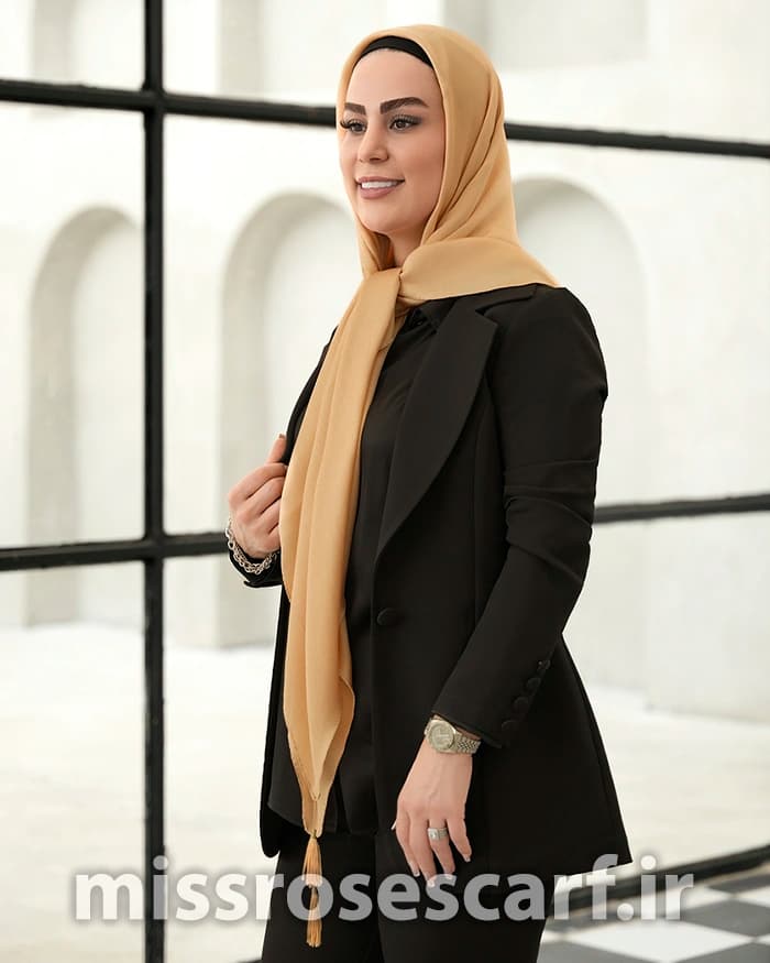روسری ساده کریستال S33