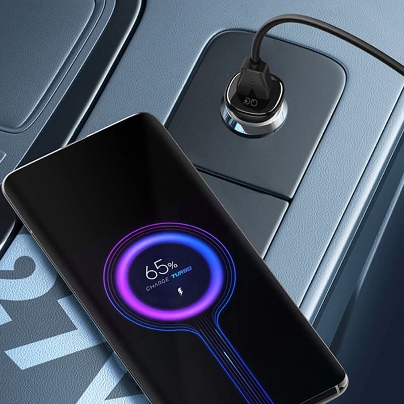 شارژر فندکی 30 وات الدینیو مدل C105 به همراه کابل USB-C — تصویر ۲