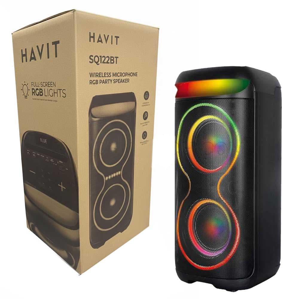 اسپیکر چمدانی میکروفون دار هویت مدل HAVIT SQ122BT — تصویر ۳