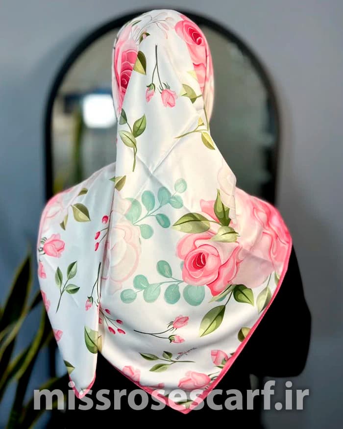 روسری ابریشم ساتن کد 804 — تصویر ۲
