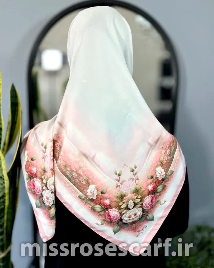 روسری ابریشم ساتن کد 802 — تصویر ۲