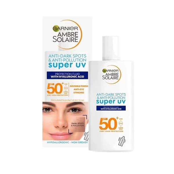 ضدآفتاب فلوئیدی گارنیر Garnier ضد لک سوپر یو وی super uv