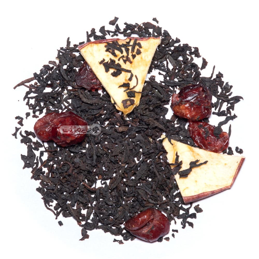 چای سیاه ترکیبی سیلان با کرن‌بری و سیب <div class="dscpn">آنتی اکسیدان، طعم میوه ای، مناسب پذیرایی</div>
