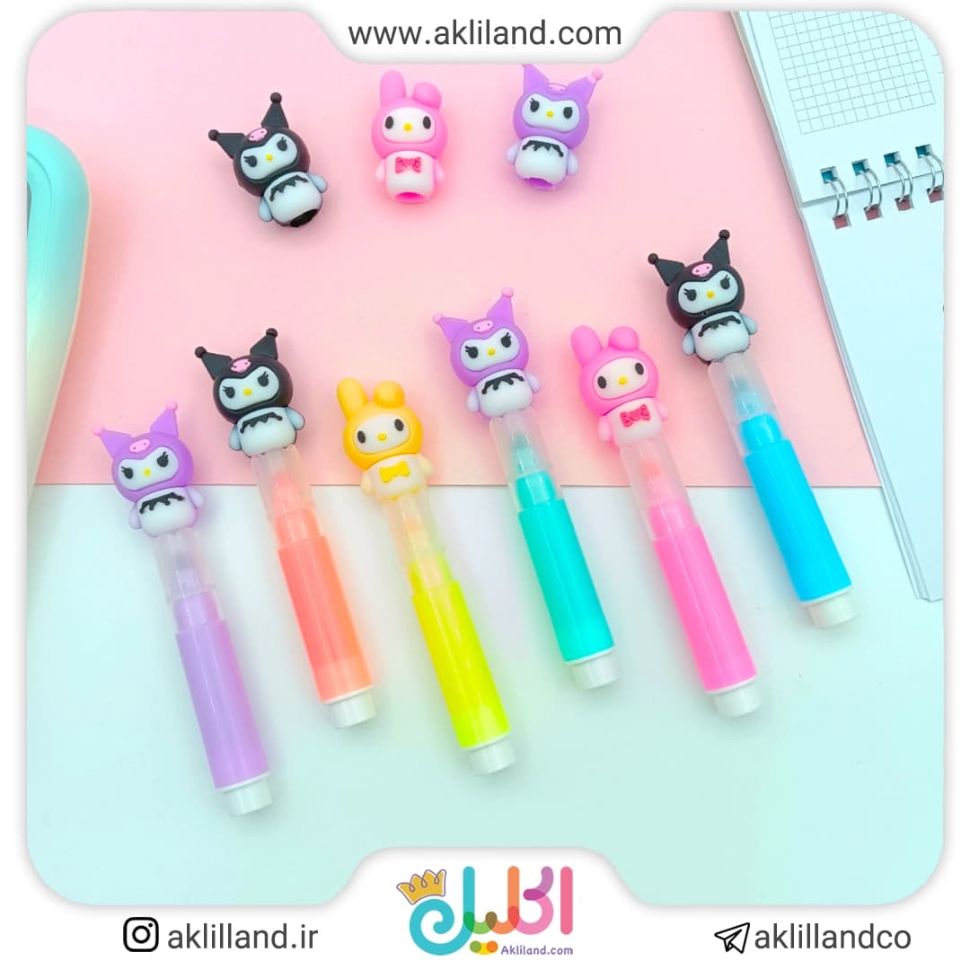 هایلایتر 6 رنگ کرومی