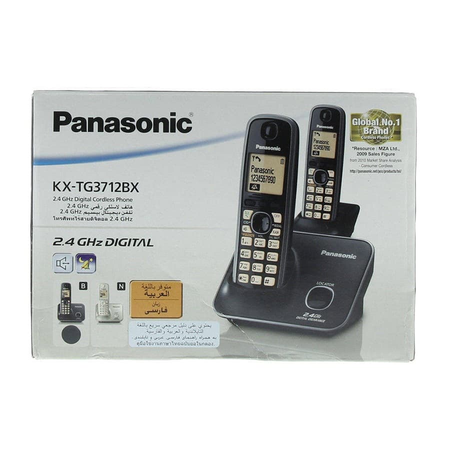 گوشی تلفن بی سیم پاناسونیک مدل KX-TG3712 — تصویر ۵