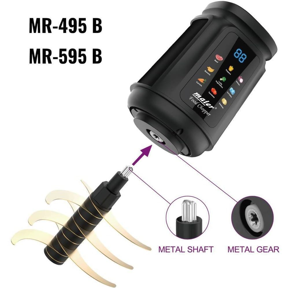 خرد کن برقی دیجیتال لمسی مایر مدل MR-495 — تصویر ۲