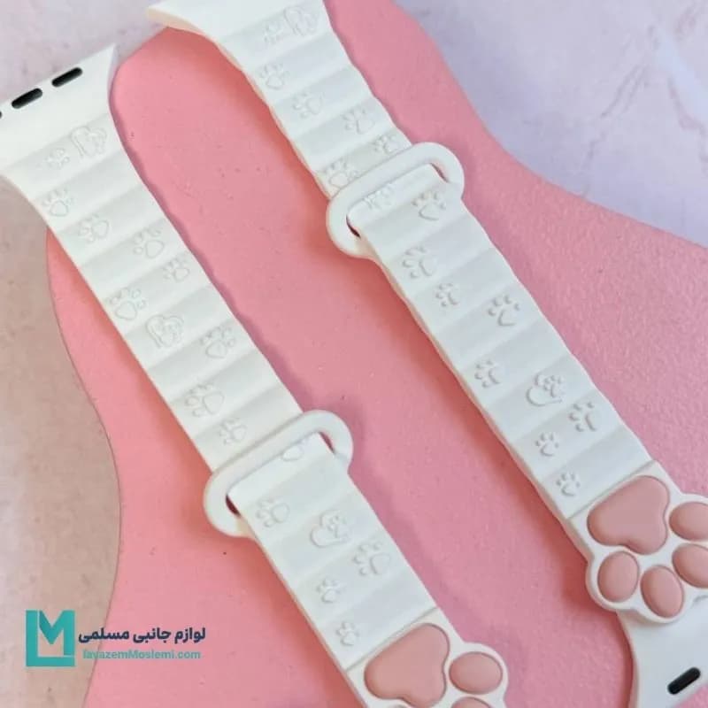 بند اپل واچ مگنتی سیلیکونی پنجه کد W1228 | لوازم جانبی مسلمی