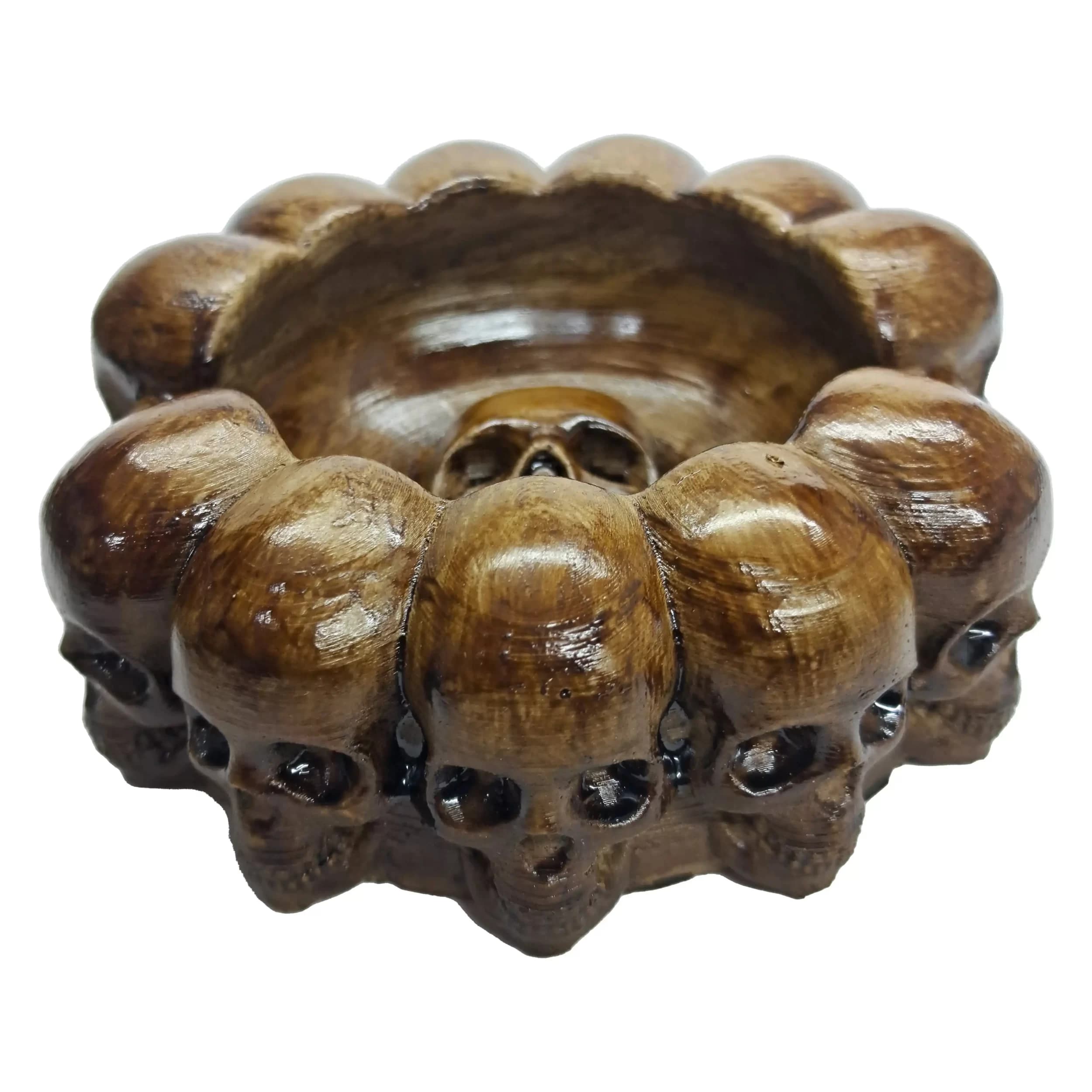 زیرسیگاری مدل اسکلت طرح چوب