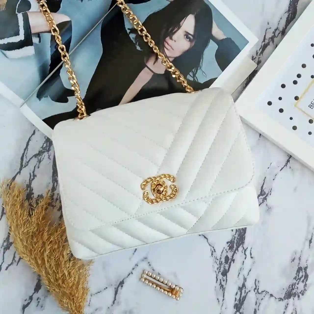 کیف دوشی زنانه طرح شنل chanel 2227