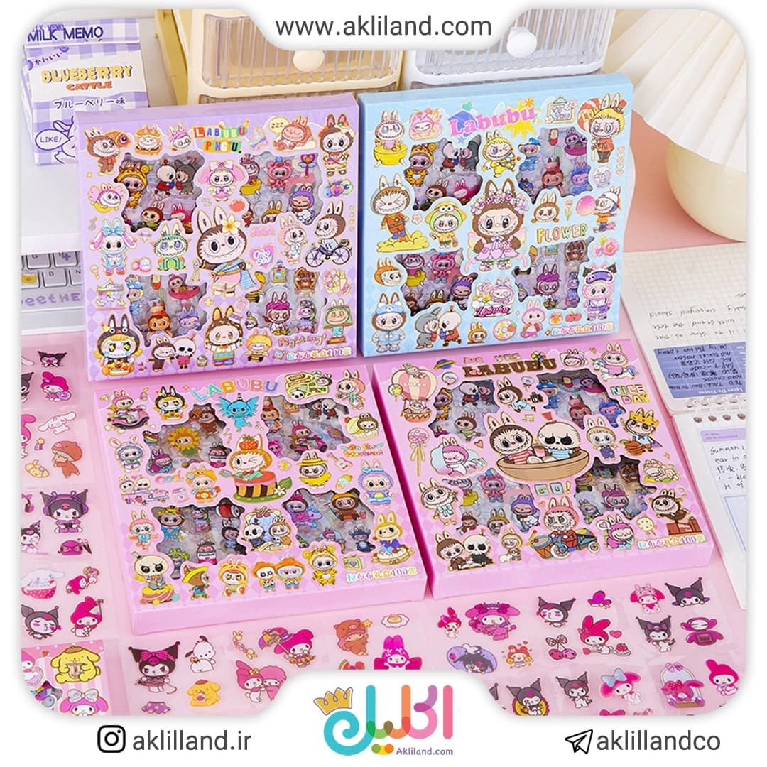 برچسب 100 عددی لبوبو (مدل رندوم)