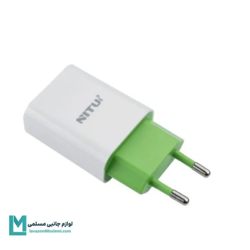 شارژر دیواری فست شارژ QC3.0 نیتو NITU NT-TC66F با کابل میکرو USB کد CH1220 | لوازم جانبی مسلمی — تصویر ۲