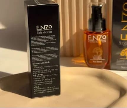 روغن مو آرگان حاوی کراتین برزیلی انزو ENZO — تصویر ۱۰