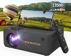 مینی پروژکتور برند WEWATCH مدل V10 pro Native 1080P Full HD