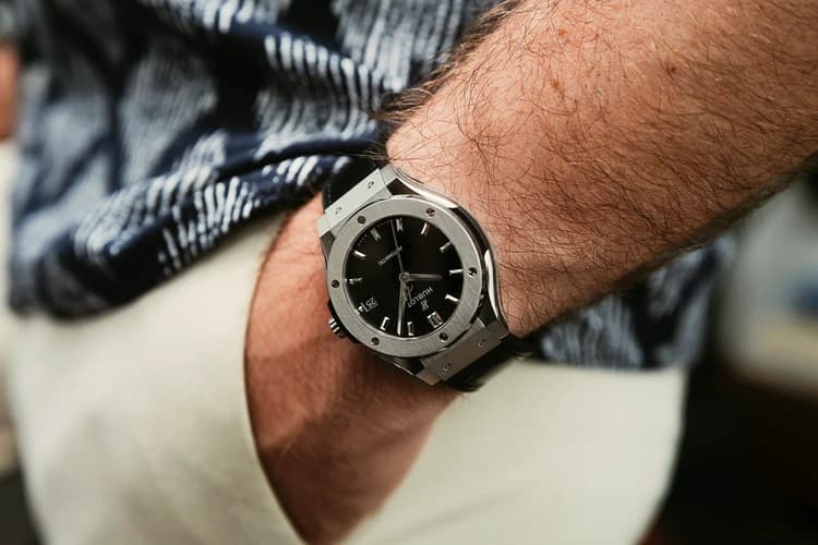 ساعت مچی هابلوت کلاسیک فیوژن | Hublot Classic Fusion | نقره ای-مشکی صفحه مشکی مستر کوالیتی