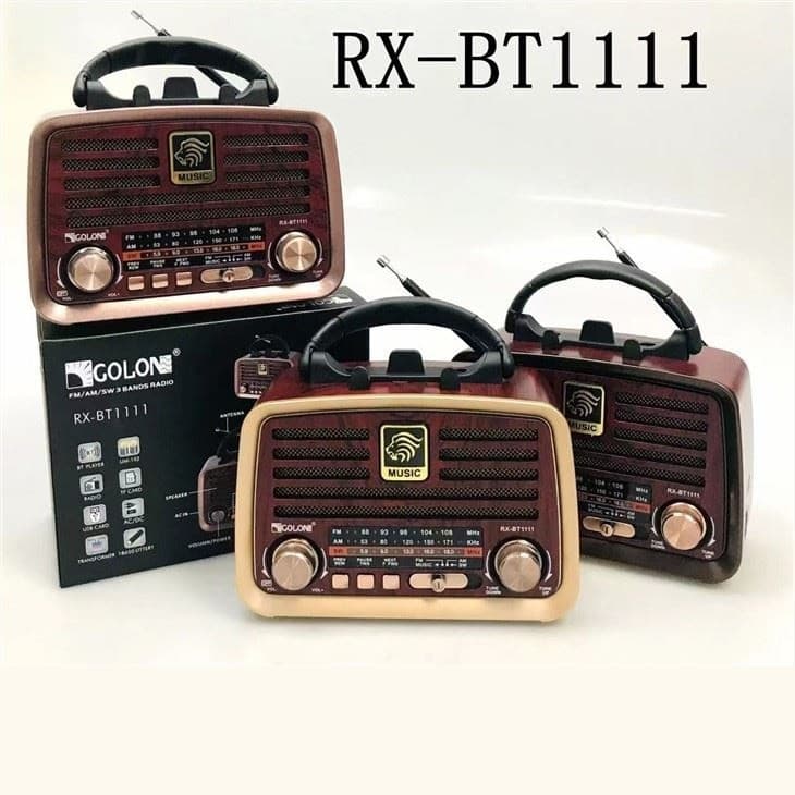 رادیو خورشیدی گولون مدل RX-BT1111S