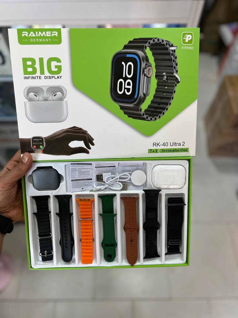 ساعت هوشمند RAIMER مدل RK-40 ULTRA2