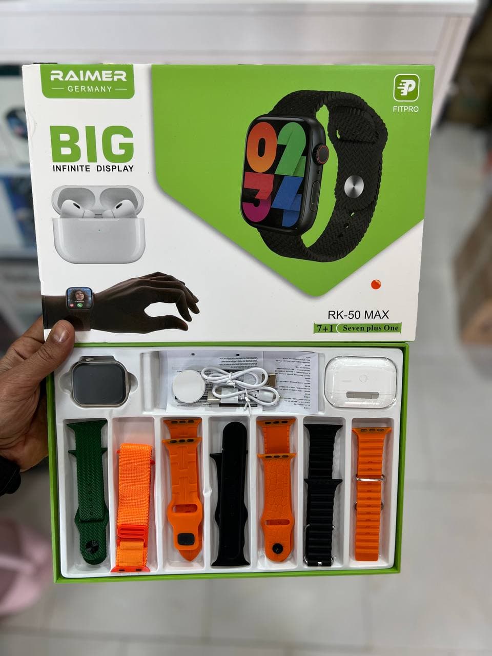 ساعت هوشمند RAIMER مدل RK-50 MAX