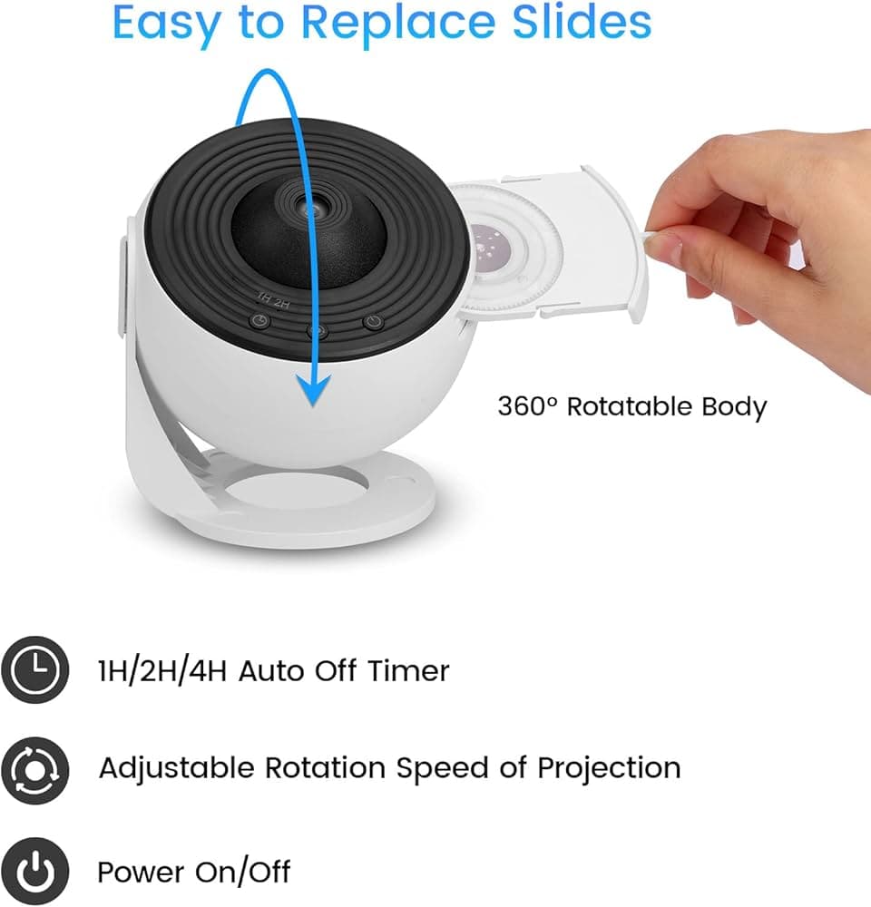 پروژکتور کهکشانی galaxy projector مدل BL-DQY02 (اصلي-عمده و تك) — تصویر ۲