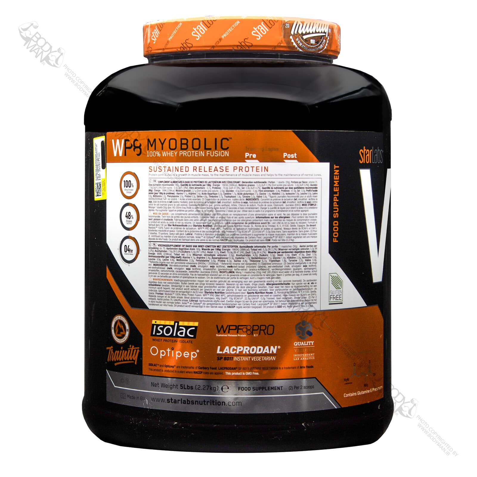 پروتئین وی دابلیو پی ۸ مایوبولیک استارلبز | StarLabs WP8 WHEY — تصویر ۳