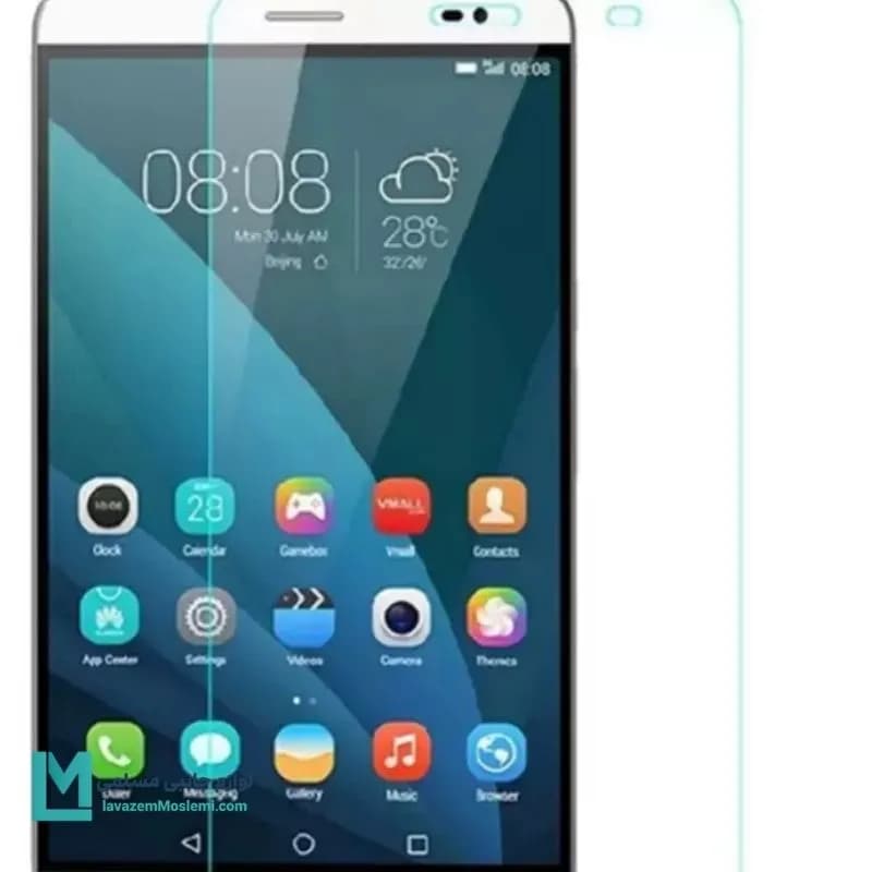 محافظ صفحه نمایش شیشه‌ای مناسب تبلت هوآوی MediaPad X1 سایز 7 اینچ کد J1058 | لوازم جانبی مسلمی