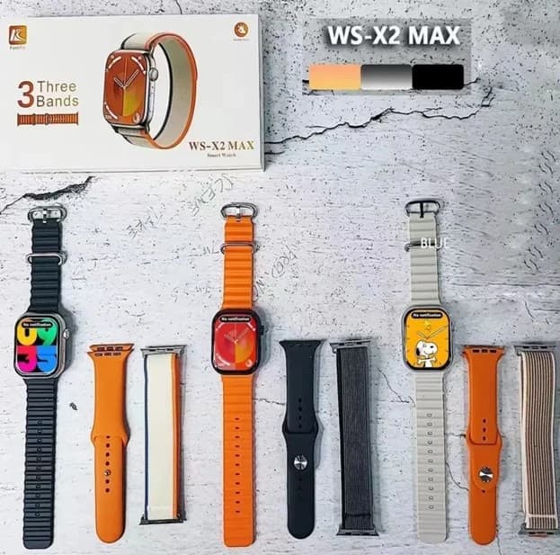 ساعت هوشمند WS-X2 MAX صفحه نمایش AMOLED (فروش عمده و تک) — تصویر ۳