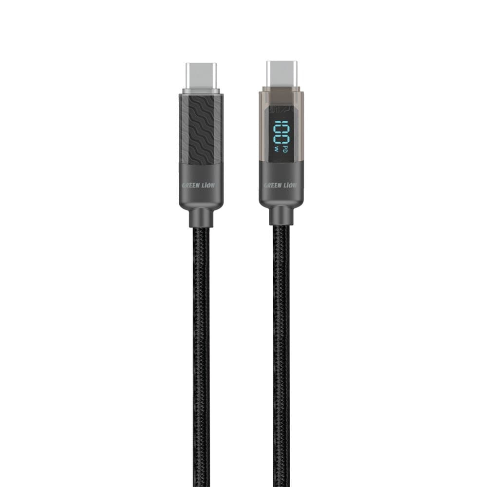 کابل شارژ نمایشگر دیجیتال تایپ سی به تایپ سی گرین Green Digital Display Cable USB-C TO USB-C — تصویر ۲