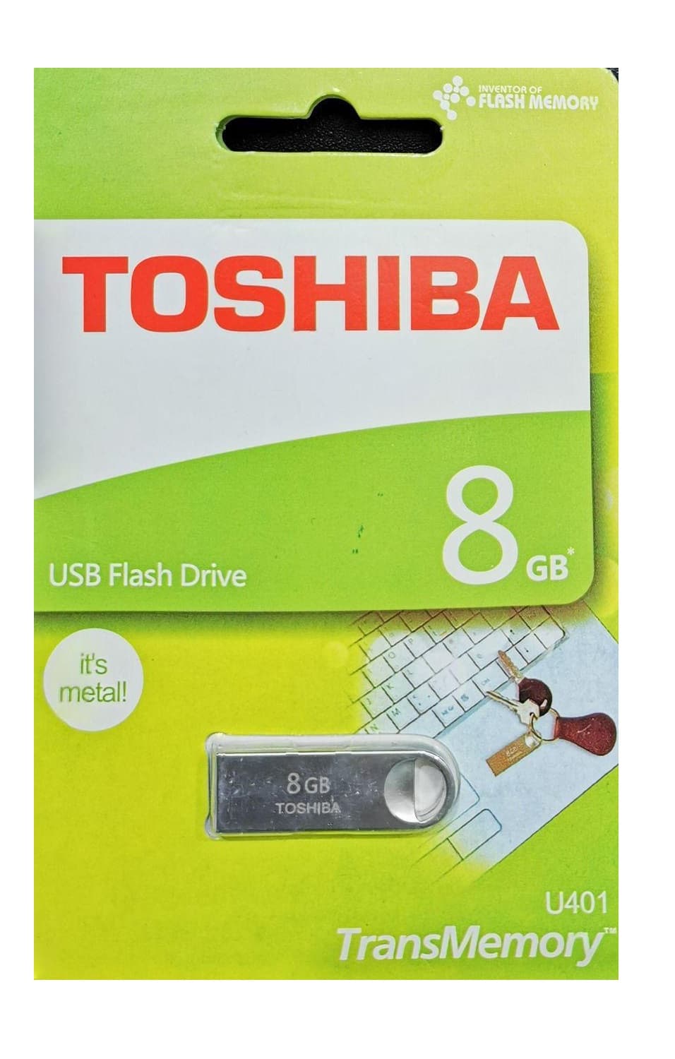 فلش مموری توشیبا مدل TransMemory U401 ظرفیت 8گیگابایت