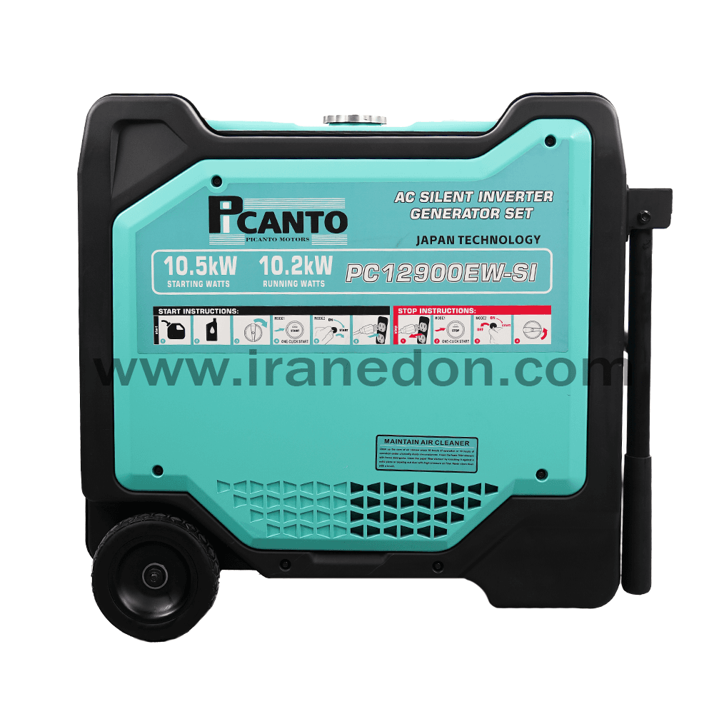 موتور برق 10/5 کیلووات سایلنت بنزینی پیکانتو مدل PC12900EW-SI — تصویر ۳