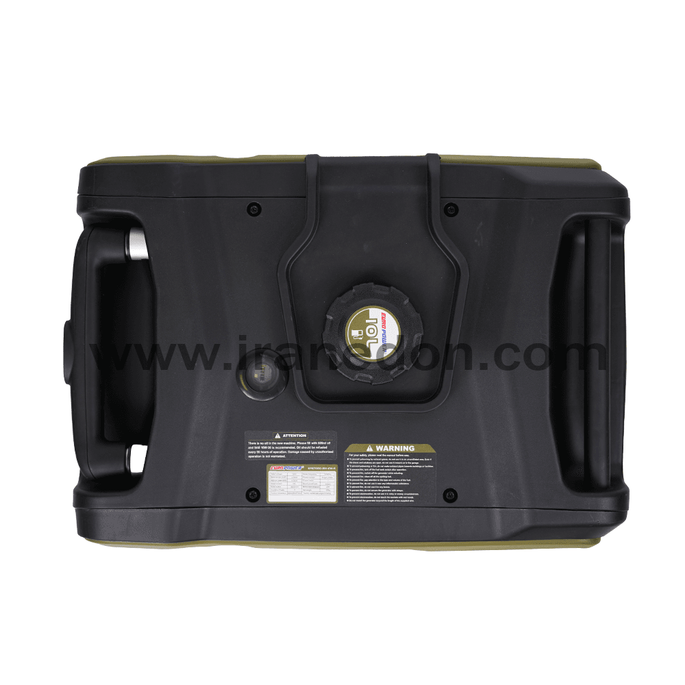 موتور برق 5 کیلووات سایلنت بنزینی یورو پاور مدل EP8700-INV-EW-R — تصویر ۳