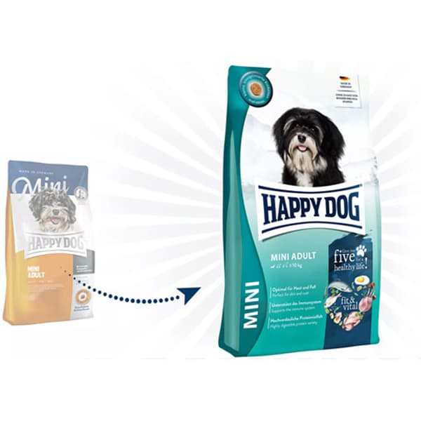 غذای خشک سگ هپی داگ مینی ادالت 10 کیلو Happy Dog Mini Adult — تصویر ۲