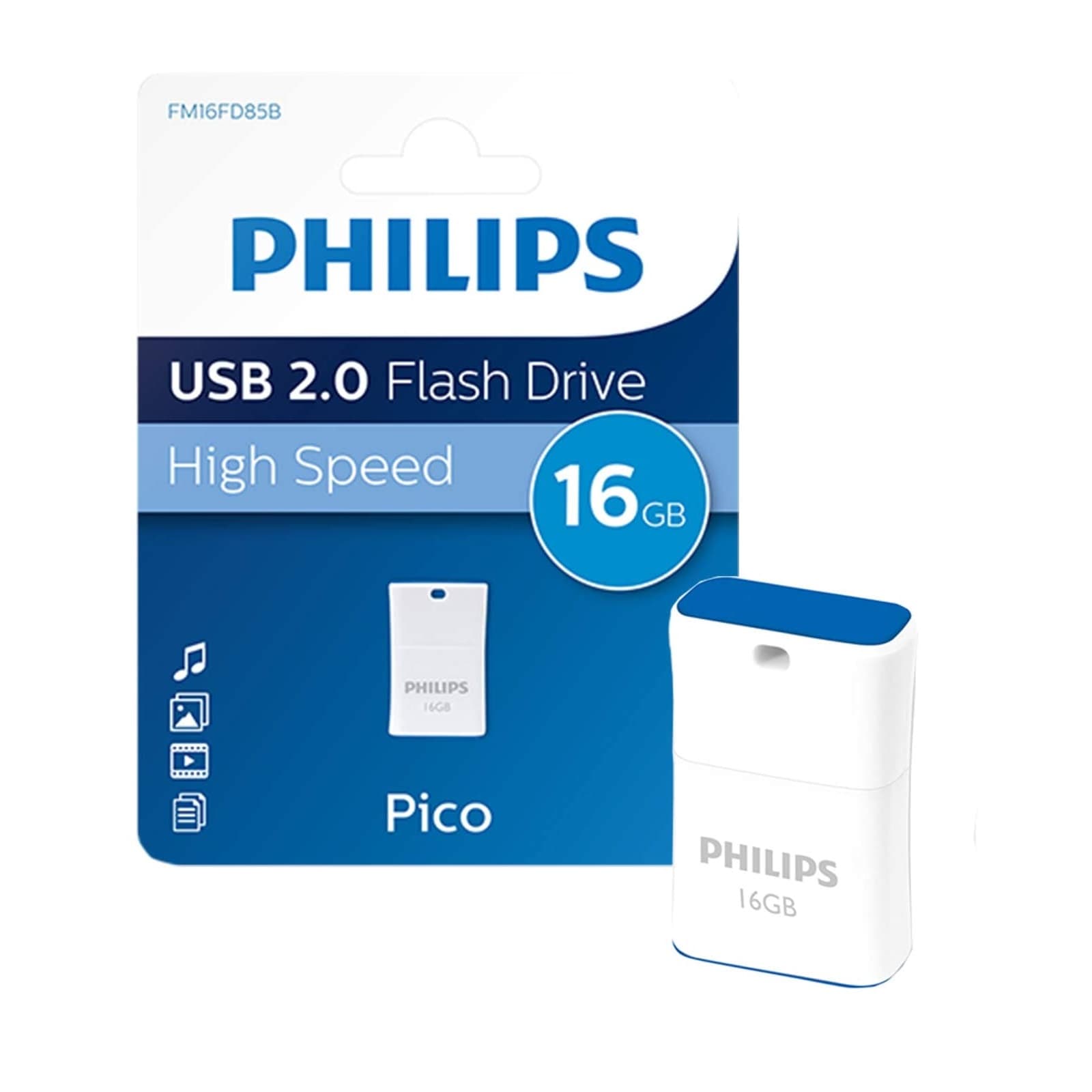 فلش مموری فیلیپس مدل Pico ظرفیت ۱۶ گیگابایت
