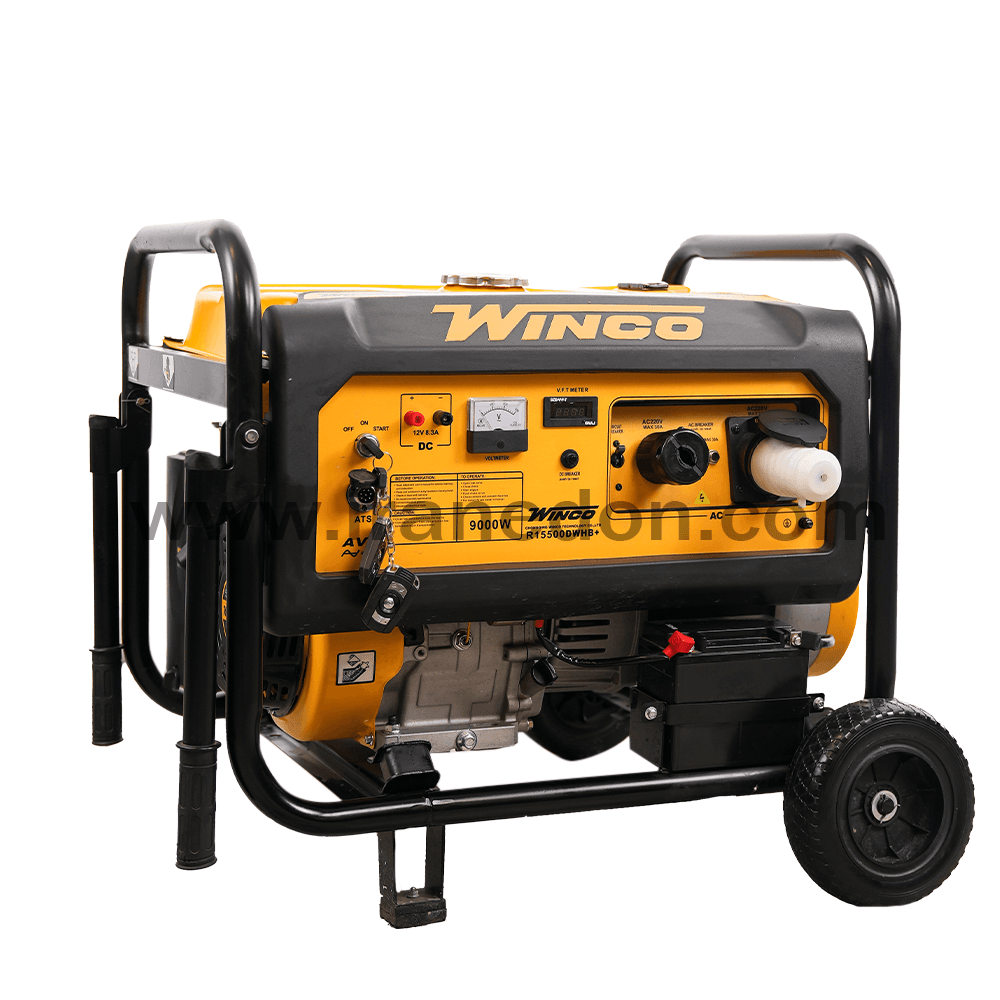 موتور برق 10 کیلووات بنزینی تکفاز وینکو مدل R15500WHB — تصویر ۲