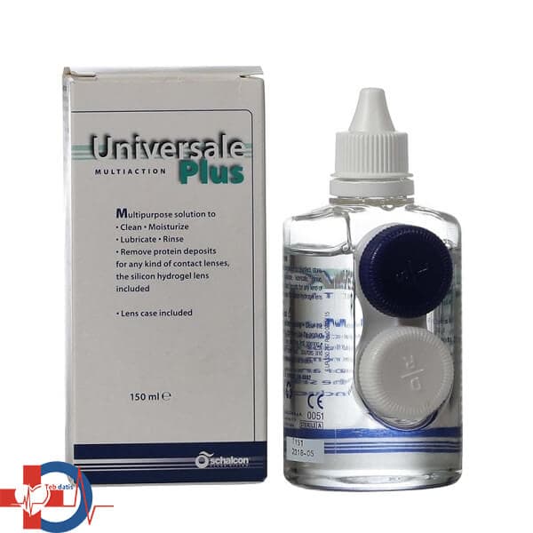 شستشوی لنز شالکون مدل Universal Plus حجم 150 میلی لیتر