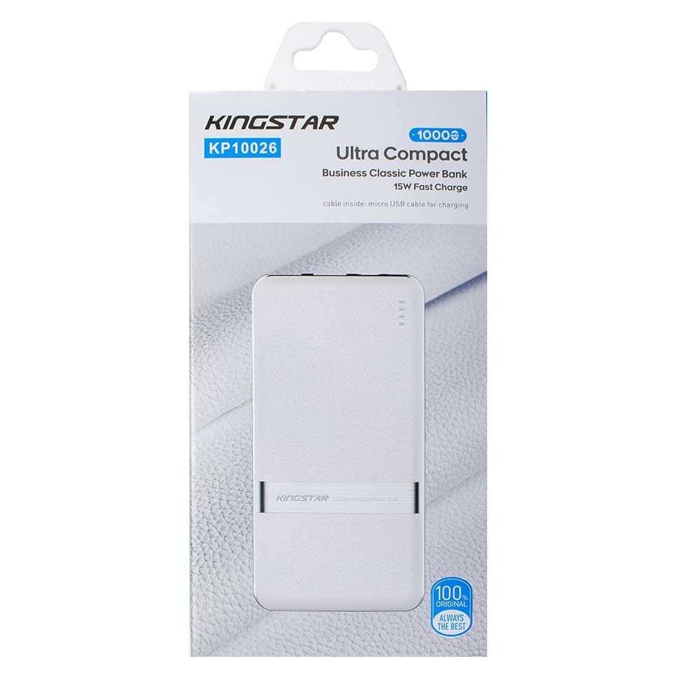 شارژر همراه کینگ استار مدل KP10026 ظرفیت 10000 میلی آمپر ساعت — تصویر ۲
