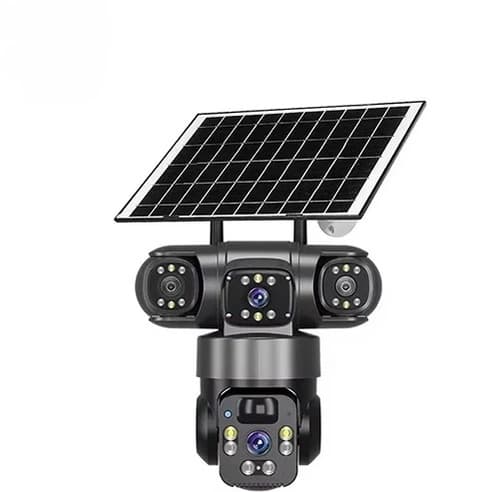 دوربین خورشیدی سولار سیم کارتی دو لنزه مدل V380