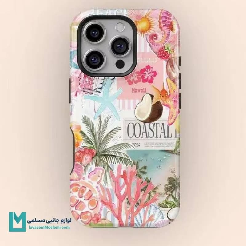 قاب گوشی فانتزی pink coconut کد C3710 | لوازم جانبی مسلمی
